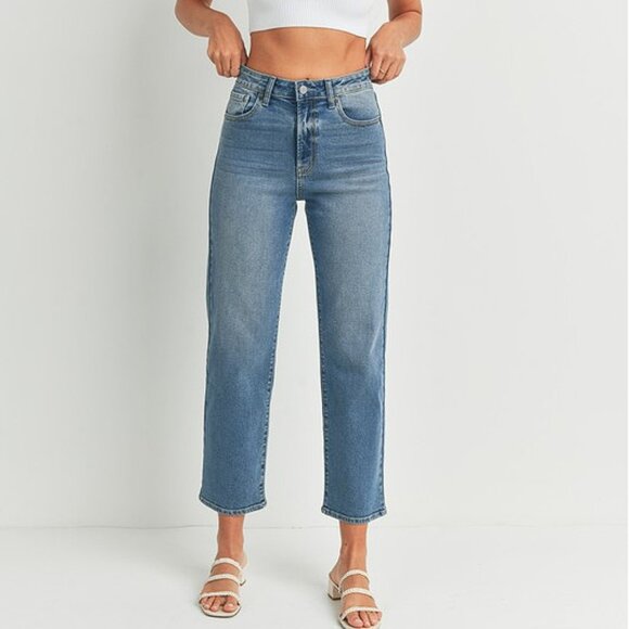 NWT Just USA Vintage Straight Leg Jeans - Picture 1 of 5